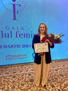 Alexandra Palla la „Gala Idealul Feminin” 2024