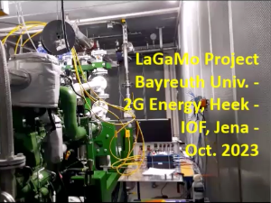 Laser Ignition in a Gas Engine