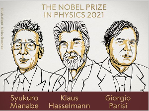 Premiul Nobel pentru Fizică din 2021