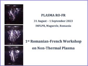 PLASMA RO-FR   Primul Workshop româno-francez despre Plasma Non-Termală